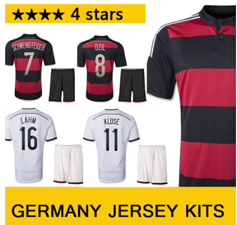 ο м  & S 4   ౸  Ȩ ȭƮ ָ   Ʈ  ౸   ߰  + ΰ/New Fashion Men&s 4 Stars Germany Soccer Jersey Home White Away Blac